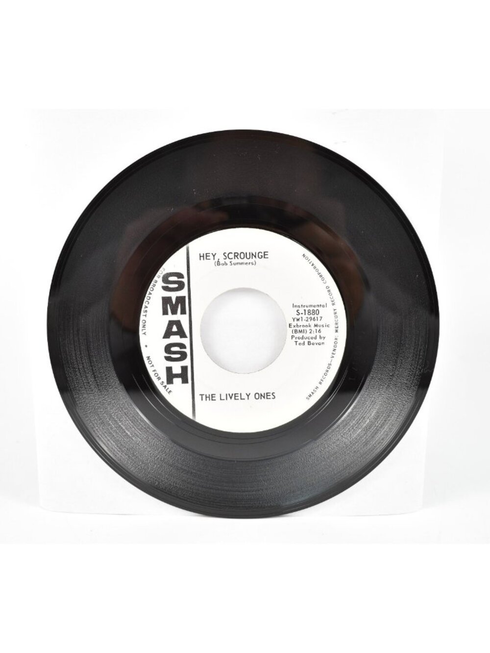 The Lively Ones - Night And Day / Hey Scrounge Smash Record Surf Rock Rare Promo